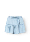 Name It Kid Girl Liv Denim Skirt, Light Blue Denim