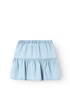Name It Kid Girl Liv Denim Skirt, Light Blue Denim