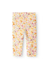 Name It Mini Girl Hisse Floral Capri Legging, Jet Stream
