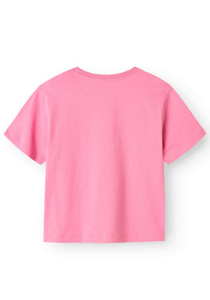 Name It Kid Girl Jassa Summer Sunrise Graphic Tee, Pink
