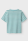 Name It Mini Boy Jellan Stripe Tee, Green