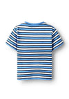 Name It Mini Boy Jellan Stripe Tee, Blue