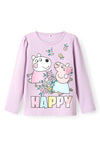 Name It Mini Girl Fiffi Peppa Long Sleeve Top, Orchid Bloom
