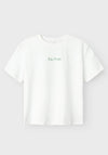 Name It Kid Girl Laura Short Sleeve Tee, White
