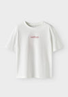 Name It Kid Girl Laura Short Sleeve Tee, White