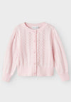 Name It Mini Girl Hannah Knit Cardigan, Ballerina