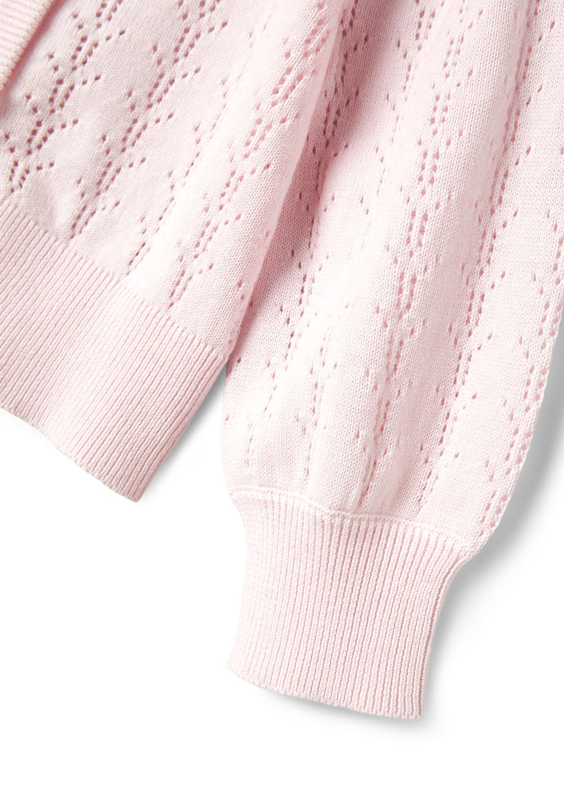 Name It Mini Girl Hannah Knit Cardigan, Ballerina