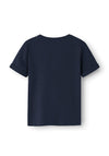 Name It Mini Boy Vux Short Sleeve Top, Navy Blazer