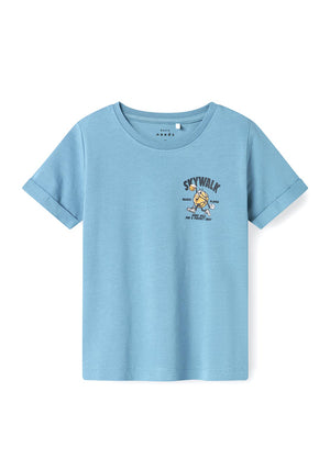 Name It Mini Boy Vux Short Sleeve Top, Spring Lake