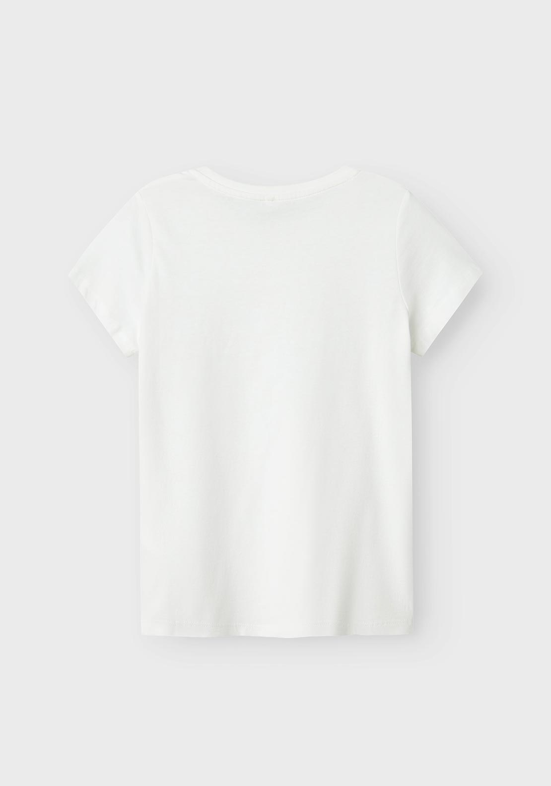 Name It Kid Girl Hillip Love Tee, Bright White