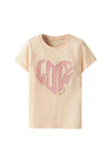 Name It Kid Girl Hillip Love Tee, Sun Kiss