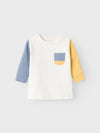 Name It Baby Boy Biden Long Sleeve Top, Jet Stream