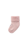 Name It Baby Girl Tadda Terry Sock, Sepia Rose