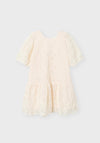 Name It Kid Girl Fistina Short Sleeve Dress, Jet Stream