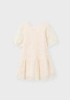 Name It Kid Girl Fistina Short Sleeve Dress, Jet Stream