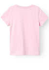 Name It Kid Girl Datinka Short Sleeve Top, Parfait Pink