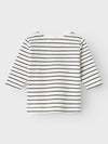 Name It Baby Boy Bobus Long Sleeve Stripe Top, Jet Stream