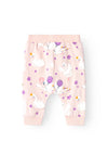 Name It Baby Girl Vandora Print Pant, Sepia Rose