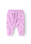 Name It Baby Girl Vandora Print Pant, Violet Tulle