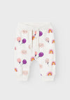 Name It Baby Girl Vandora Print Pant, Jet Stream
