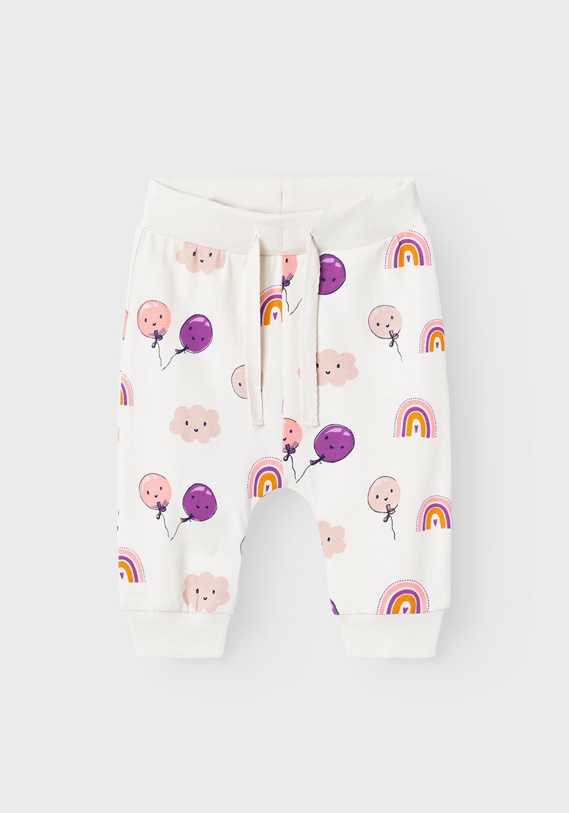 Name It Baby Girl Vandora Print Pant, Jet Stream