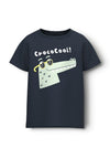 Name It Mini Boy Vagno Short Sleeve Tee, Dark Sapphire