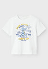 Name It Mini Boy Vagno Short Sleeve Tee, Bright White