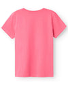 Name It Kid Girl Veen Short Sleeve Tee, Camellia Rose