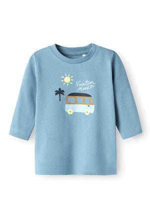 Name It Baby Boy Frans Long Sleeve Top, Spring Lake