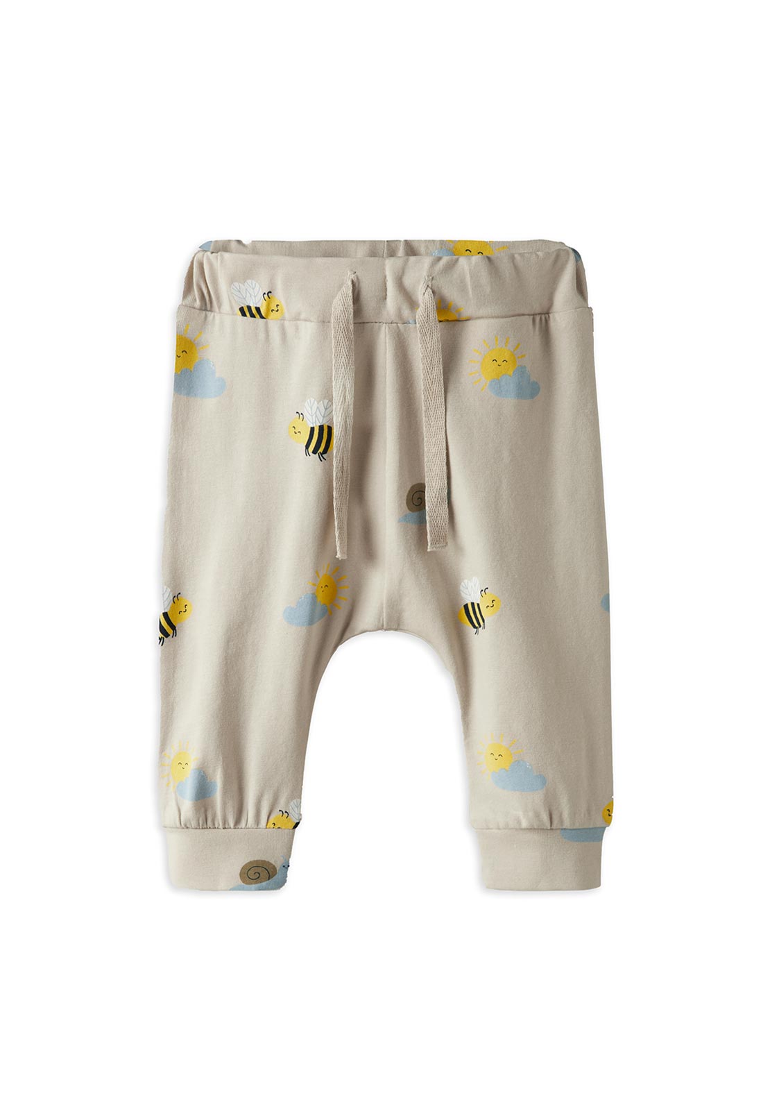 Name It Baby Boy Vroels Bee Print Pant, Peyote