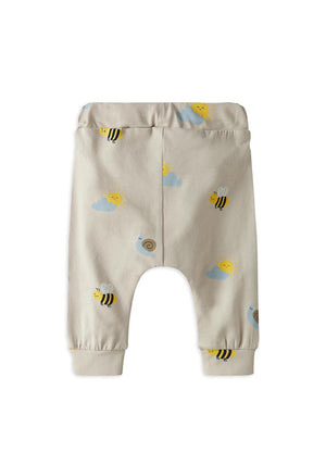 Name It Baby Boy Vroels Bee Print Pant, Peyote