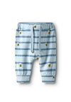 Name It Baby Boy Vroels Bee Print Pant, Celestial Blue