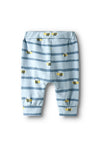 Name It Baby Boy Vroels Bee Print Pant, Celestial Blue