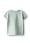 Name It Baby Boy Harrison Monkey Tee, Aqua Gray