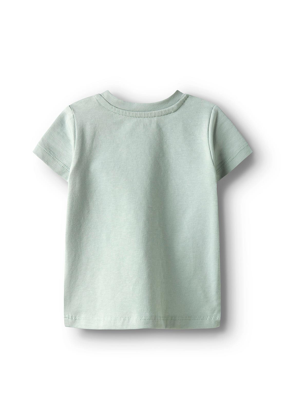 Name It Baby Boy Harrison Monkey Tee, Aqua Gray