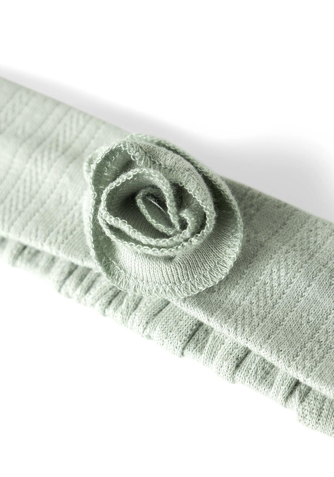 Name It Baby Girl Halley Headband, Aqua Gray