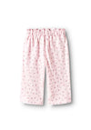 Name It Baby Girl Jannis Floral Pant, Ballerina