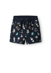 Name It Kid Boy Jerome Summer Theme Shorts, Navy