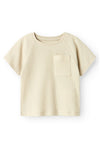 Name It Kid Boy Jago Waffle Knit Tee, Beige