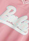 Name It Kid Girl Barbie Baseball Tee, Cameo Pink