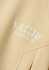 Name It Kid Girl Juel Short Quarter Zip Sweatshirt, Light Beige