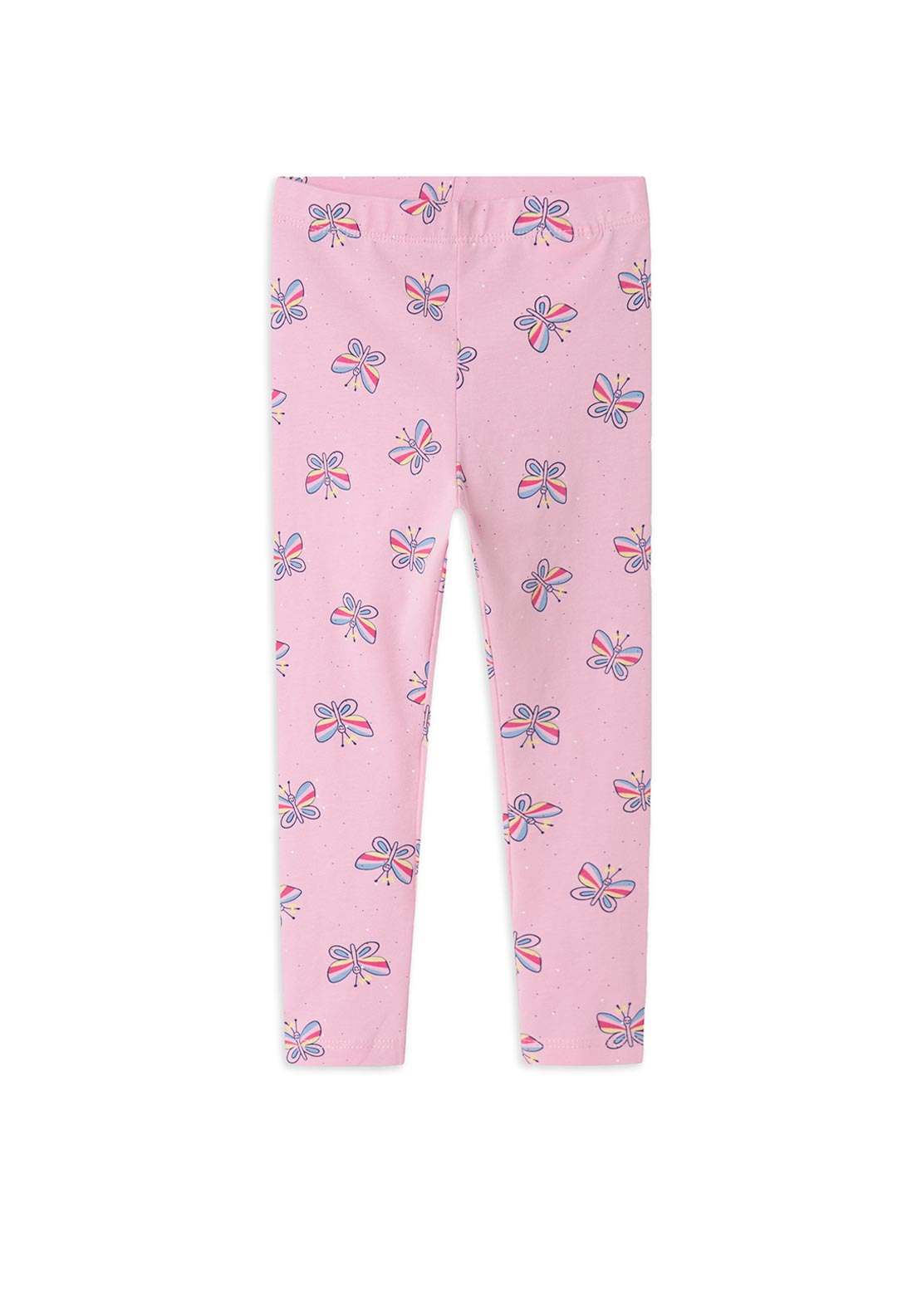 Name It Mini Girl Vivian Butterfly Legging, Pink Frosting