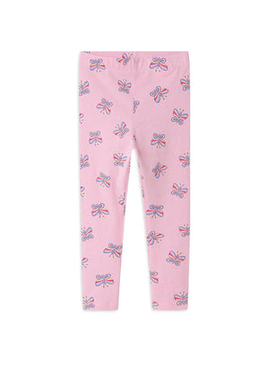 Name It Mini Girl Vivian Butterfly Legging, Pink Frosting