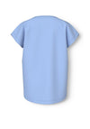 Name It Kid Girl Violet Cap Sleeve Graphic Tee, Serentiy