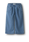 Name It Mini Girl Bella Wide Leg Jeans, Blue