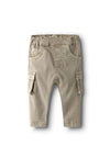 Name It Baby Boy Ben Baggy Cargo Trouser, Beige