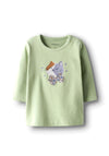 Name It Baby Girl Tanya Long Sleeve Top, Green