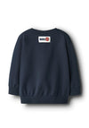 Name It Mini Boy Dion Spiderman Long Sleeve Sweater Top, Navy