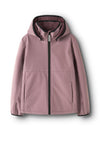 Name It Kid Girl Malta Softshell Hooded Jacket, Purple