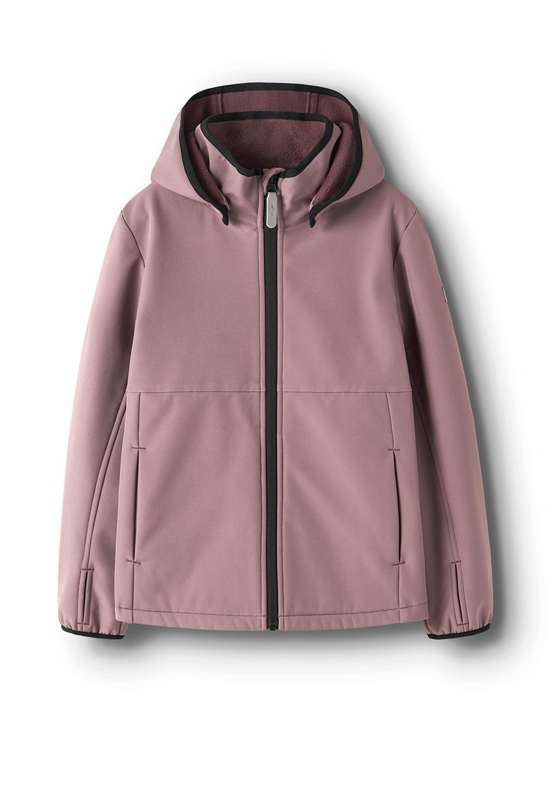 Name It Kid Girl Malta Softshell Hooded Jacket, Purple